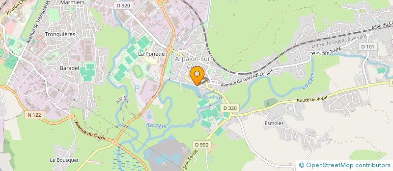 localisation de l'entreprise MADAME MAUREEN LAGO à ARPAJON-SUR-CERE