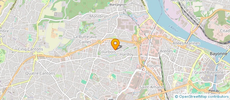 localisation de l'entreprise MADAME MAUREEN LE GUILLON  ANGLET