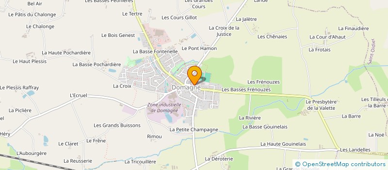 localisation de l'entreprise MADAME MAUREEN MARTIN  DOMAGNE