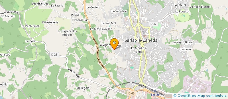 localisation de l'entreprise MADAME MAUREEN MARTY  SARLAT-LA-CANEDA