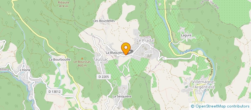 localisation de l'entreprise MADAME MAUREEN MASSON  LE PRADAL