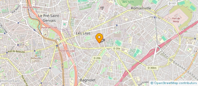 localisation de l'entreprise MADAME MAUREEN NDIAYE à BAGNOLET