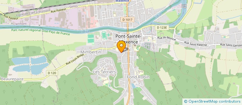 localisation de l'entreprise MADAME MAUREEN PERNELLAND à PONT-SAINTE-MAXENCE