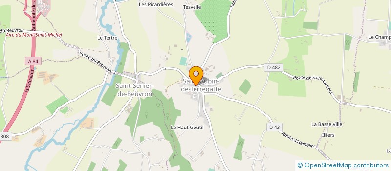 localisation de l'entreprise MADAME MAUREEN PRINTIE  SAINT-AUBIN-DE-TERREGATTE