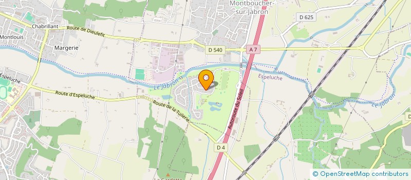 localisation de l'entreprise MADAME MAUREEN RUIZ  MONTBOUCHER-SUR-JABRON