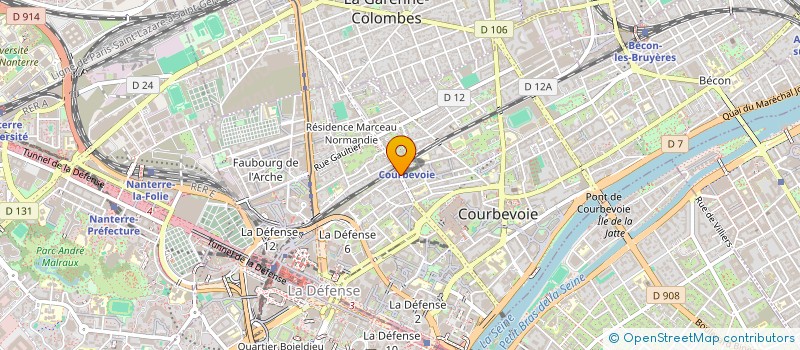 localisation de l'entreprise MADAME MAUREEN SANSONE à COURBEVOIE