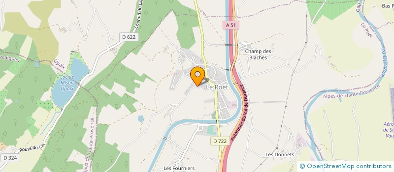 localisation de l'entreprise MADAME MAUREEN SAUVAT  LE POET