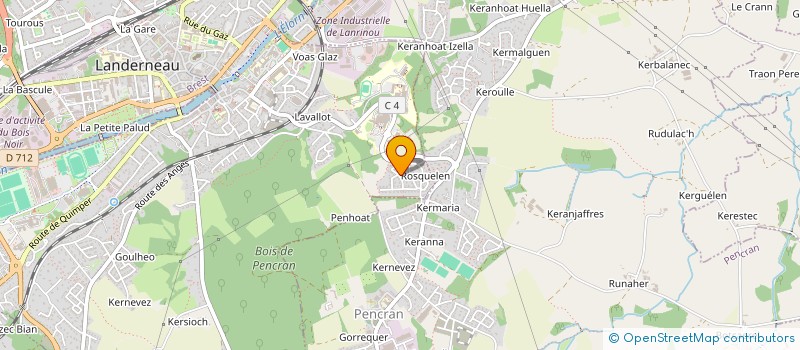 localisation de l'entreprise MADAME MAUREEN SIMON  LANDERNEAU