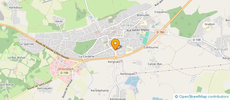 localisation de l'entreprise MADAME MAUREEN TENRE  SARZEAU