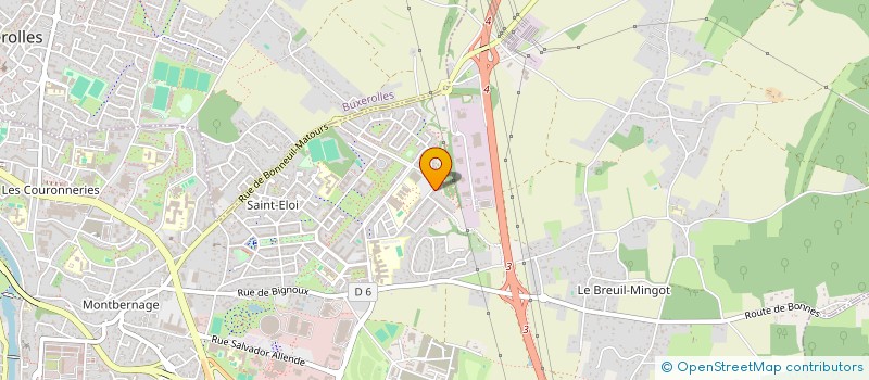 localisation de l'entreprise MADAME MAURIA-NICKA MARCELIN  POITIERS