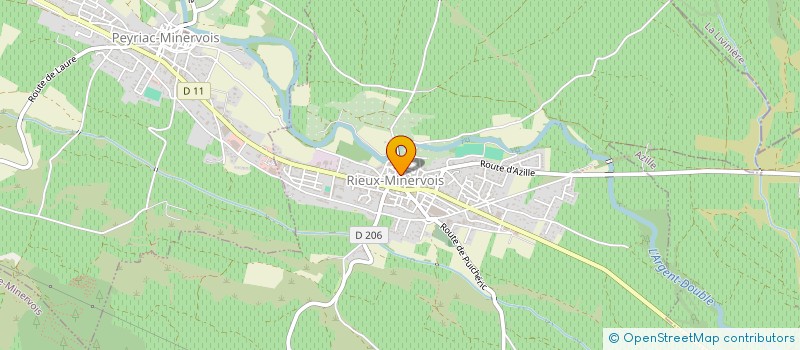 localisation de l'entreprise MADAME MAURICE FAURIE  RIEUX-MINERVOIS