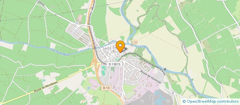 localisation de l'entreprise MADAME MAURICE RHUL à SAINT-THIBERY