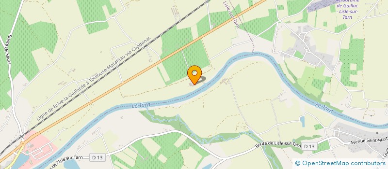 localisation de l'entreprise MADAME MAURICETTE ALBINET à LISLE-SUR-TARN