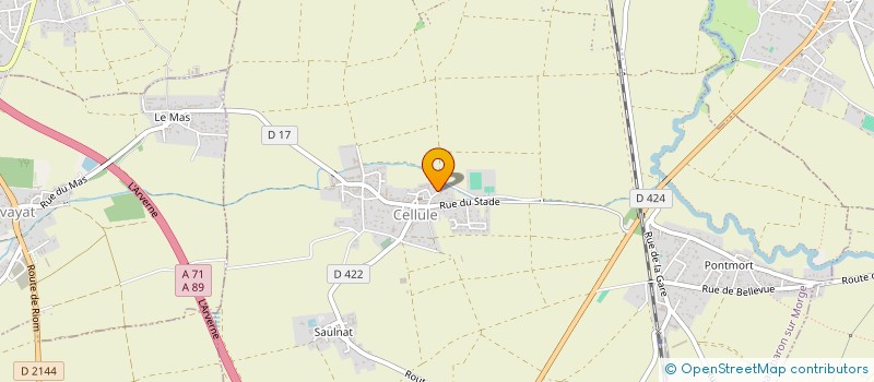 localisation de l'entreprise MADAME MAURICETTE BESSON  LE CHEIX