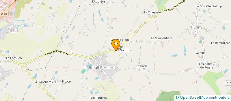 localisation de l'entreprise MADAME MAURICETTE BOUCHET à MONCOUTANT-SUR-SEVRE