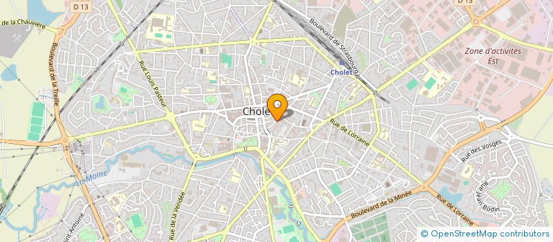 localisation de l'entreprise MADAME MAURICETTE BRILLOUET à CHOLET