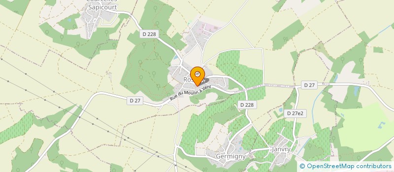 localisation de l'entreprise MADAME MAURICETTE CARON  ROSNAY