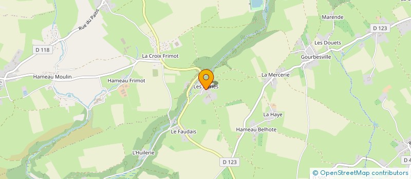 localisation de l'entreprise MADAME MAURICETTE CAUVIN  LA HAGUE