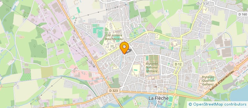 localisation de l'entreprise MADAME MAURICETTE COLIBEAU  LA FLECHE