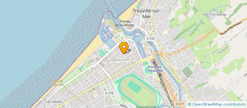 localisation de l'entreprise MADAME MAURICETTE DUFOUR  DEAUVILLE