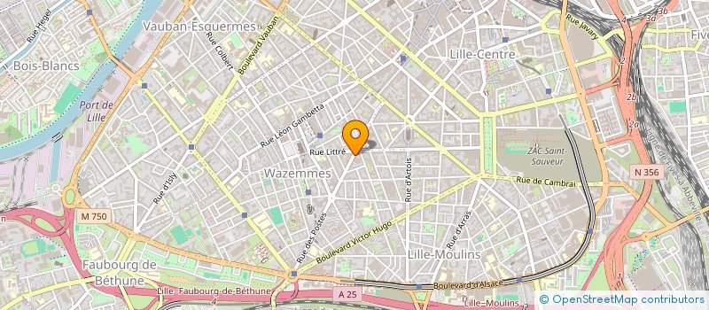 localisation de l'entreprise MADAME MAURICETTE DUFOUR à LILLE