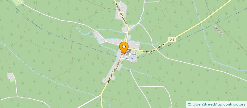 localisation de l'entreprise MADAME MAURICETTE DUMESTE  SAUMOS