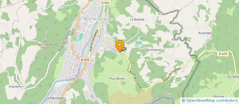 localisation de l'entreprise MADAME MAURICETTE DUTOUR  SARROUX - SAINT JULIEN