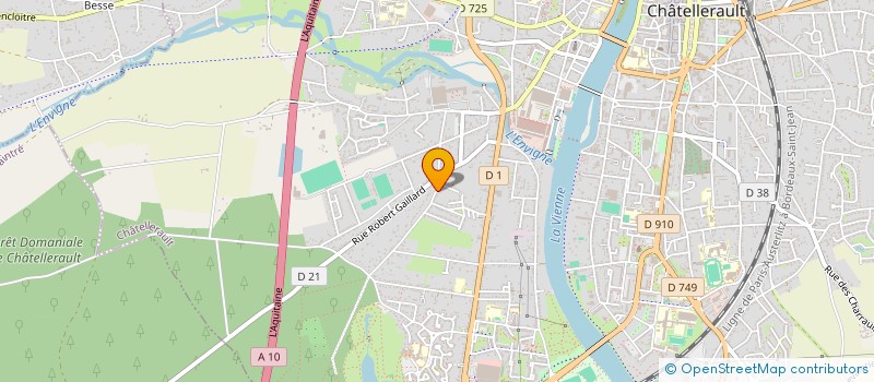 localisation de l'entreprise MADAME MAURICETTE FONTAINE  CHATELLERAULT