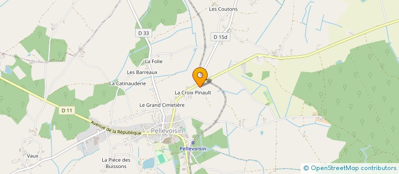 localisation de l'entreprise MADAME MAURICETTE GAUGRIS à PELLEVOISIN