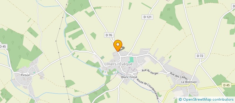 localisation de l'entreprise MADAME MAURICETTE GIRARD à ILLIERS-L'EVEQUE