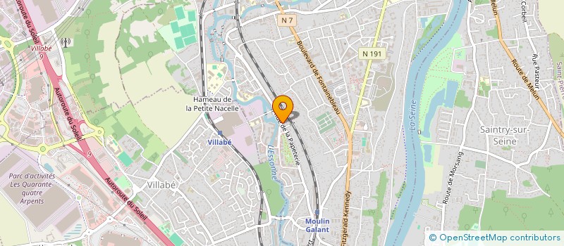 localisation de l'entreprise MADAME MAURICETTE GODAYER à CORBEIL-ESSONNES