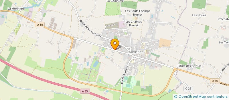 localisation de l'entreprise MADAME MAURICETTE JOUSSET à ALLONNES