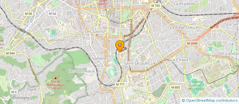 localisation de l'entreprise MADAME MAURICETTE JUNIER  CLERMONT-FERRAND