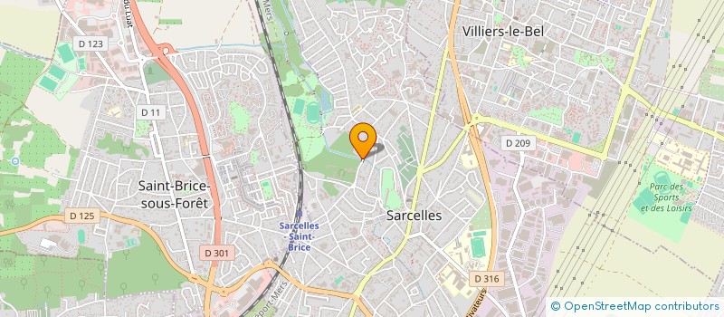 localisation de l'entreprise MADAME MAURICETTE KAVAFFIANI à SARCELLES