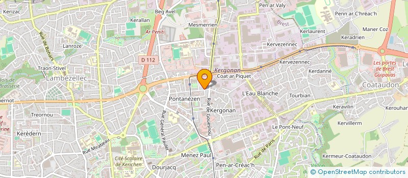 localisation de l'entreprise MADAME MAURICETTE KERAMBRUN à BREST