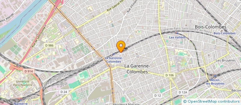 localisation de l'entreprise MADAME MAURICETTE LAMART à LA GARENNE-COLOMBES