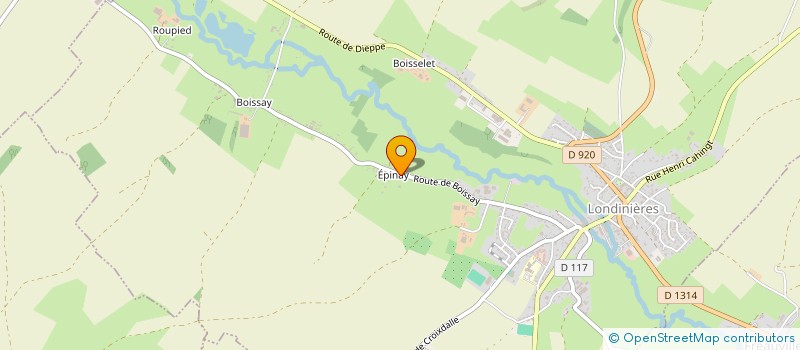 localisation de l'entreprise MADAME MAURICETTE LAPORTE  LONDINIERES