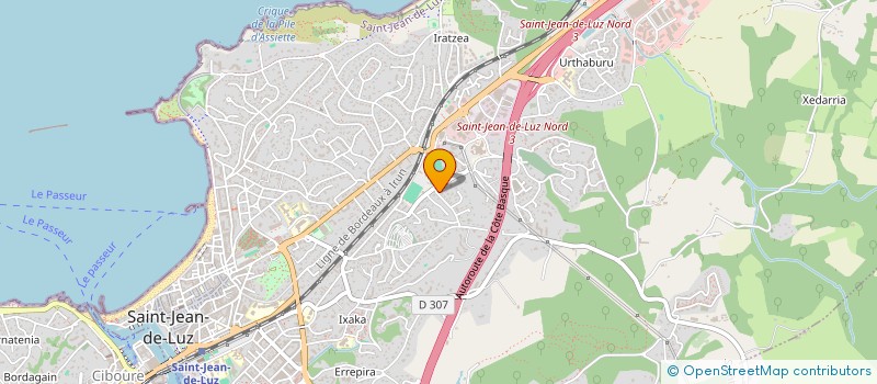 localisation de l'entreprise MADAME MAURICETTE LARRIEU à SAINT-JEAN-DE-LUZ