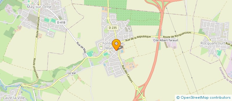 localisation de l'entreprise MADAME MAURICETTE LEMIERE à FONTENAY-LE-MARMION