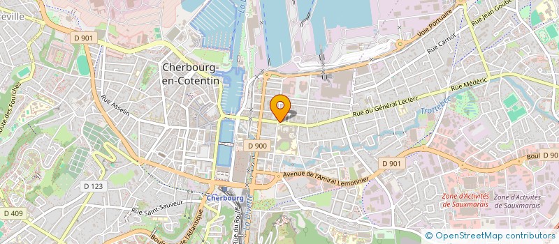 localisation de l'entreprise MADAME MAURICETTE LEPELLETIER à CHERBOURG-EN-COTENTIN