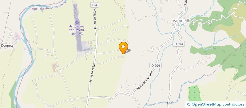 localisation de l'entreprise MADAME MAURICETTE MAS  CHATEAUNEUF-MIRAVAIL