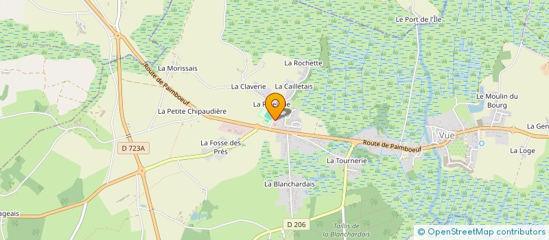 localisation de l'entreprise MADAME MAURICETTE MOREAU  VUE