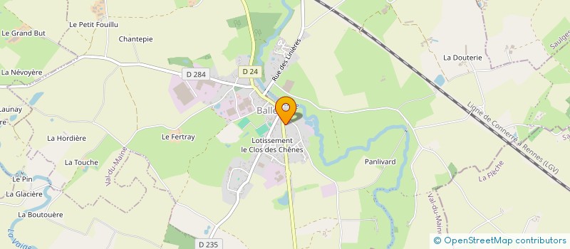 localisation de l'entreprise MADAME MAURICETTE NAVEAU  VAL-DU-MAINE