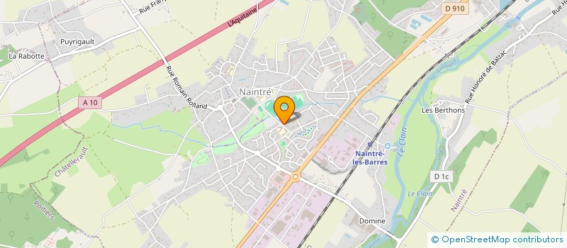 localisation de l'entreprise MADAME MAURICETTE PERIVIER  NAINTRE