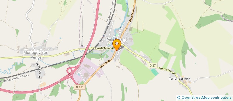 localisation de l'entreprise MADAME MAURICETTE PONSARD  CHAGNY