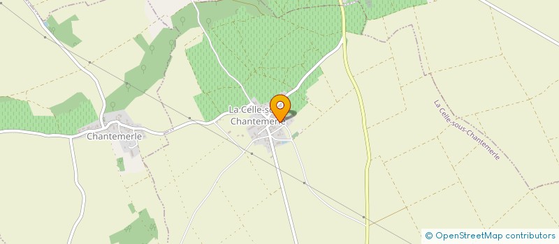 localisation de l'entreprise MADAME MAURICETTE PRIEUR  LA CELLE-SOUS-CHANTEMERLE