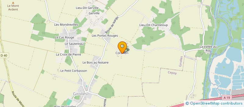localisation de l'entreprise MADAME MAURICETTE PROCHASSON à GIROLLES