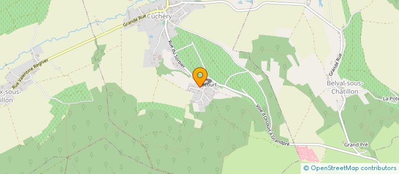 localisation de l'entreprise MADAME MAURICETTE SAVOYE  CUCHERY