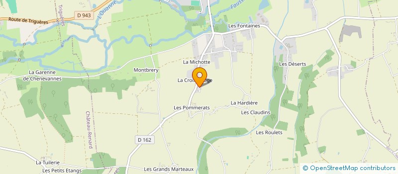 localisation de l'entreprise MADAME MAURICETTE SIBOULET à TRIGUERES