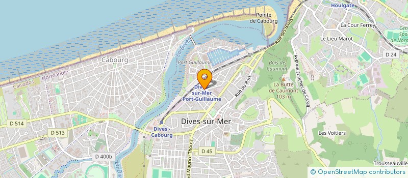 localisation de l'entreprise MADAME MAURICETTE TURQUIER à DIVES-SUR-MER